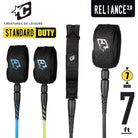 Creatures of Leisure Reliance 2.0 Standard Duty Leash Cyan Twist Black 7ft0in