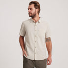 ROARK MADE TO FADE SS WOVEN WHB-WASHED BONE L
