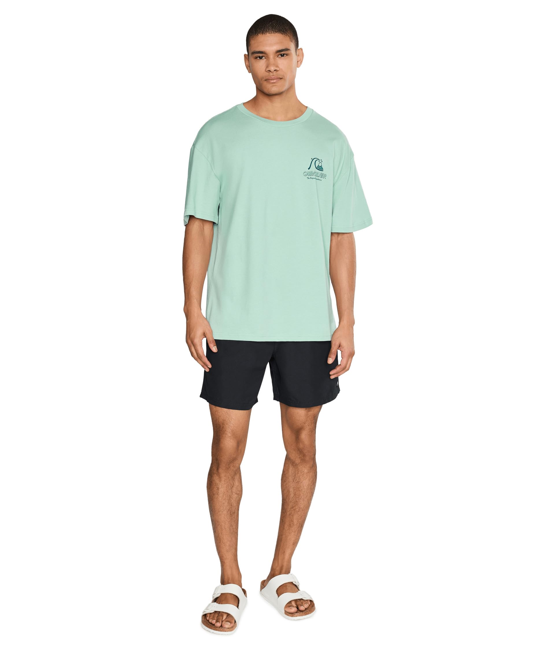 QUIKSILVER VINTAGE BUBBLE ORG BHZ-BLUE HAZE XL