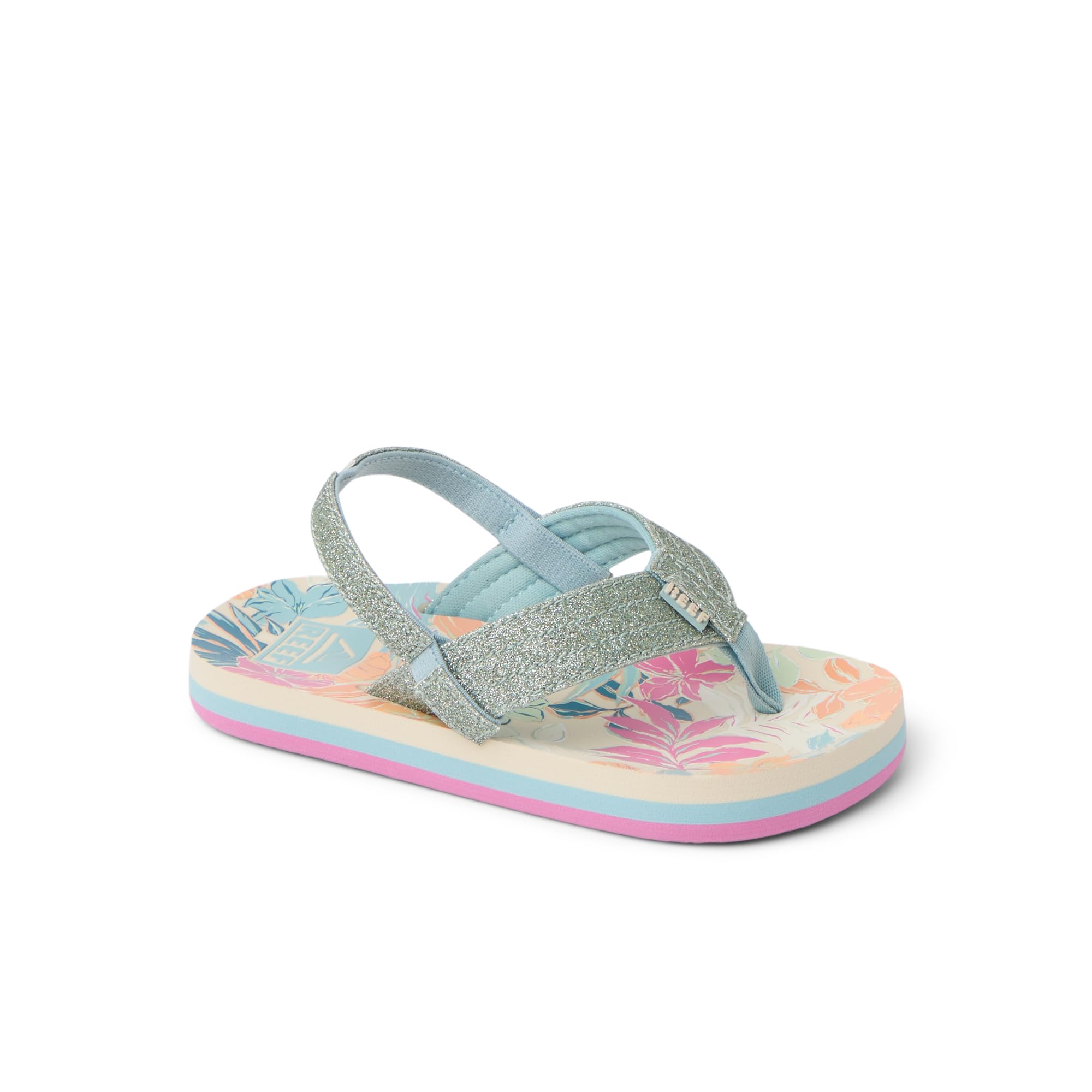 Reef Little Ahi Girls Sandal Tropical Floral 11 C