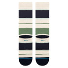 STANCE STRIPED DELIGHT CREW CVS-CANVAS L