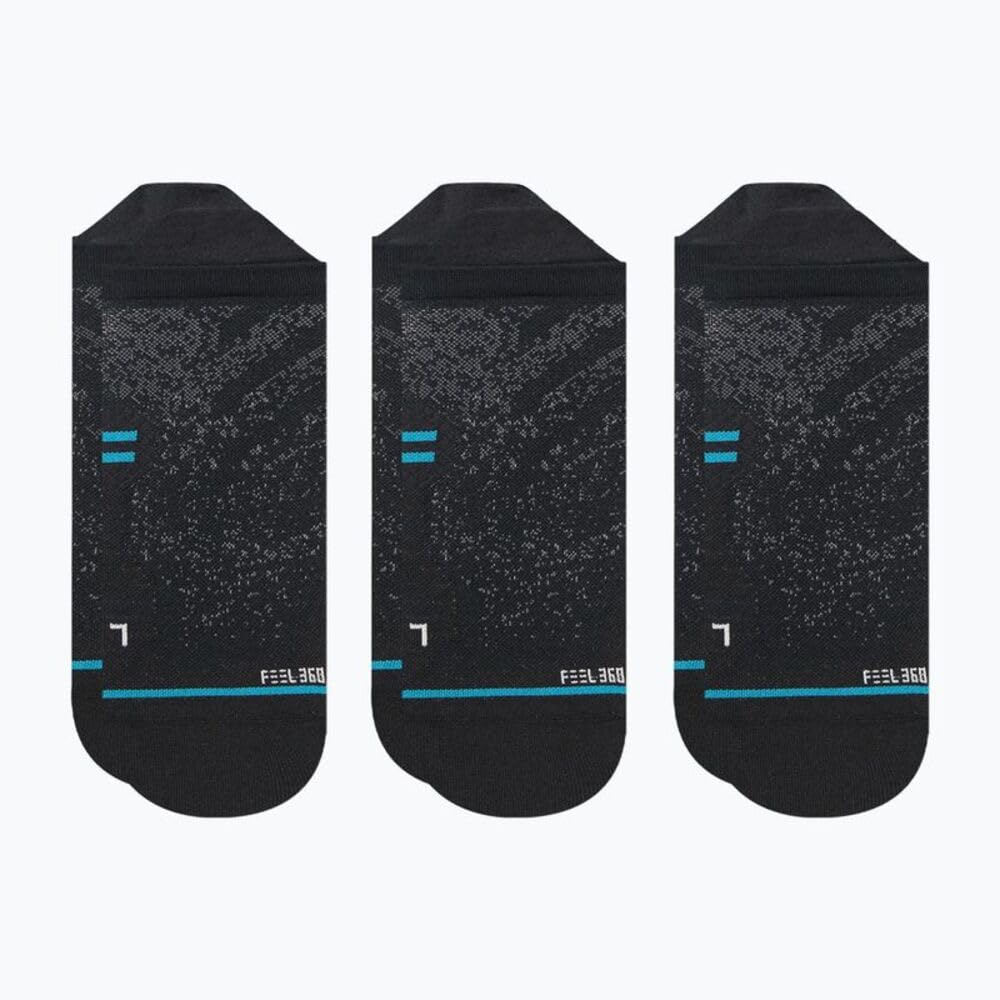 STANCE RUN UL TAB 3 PACK BLK-BLACK S