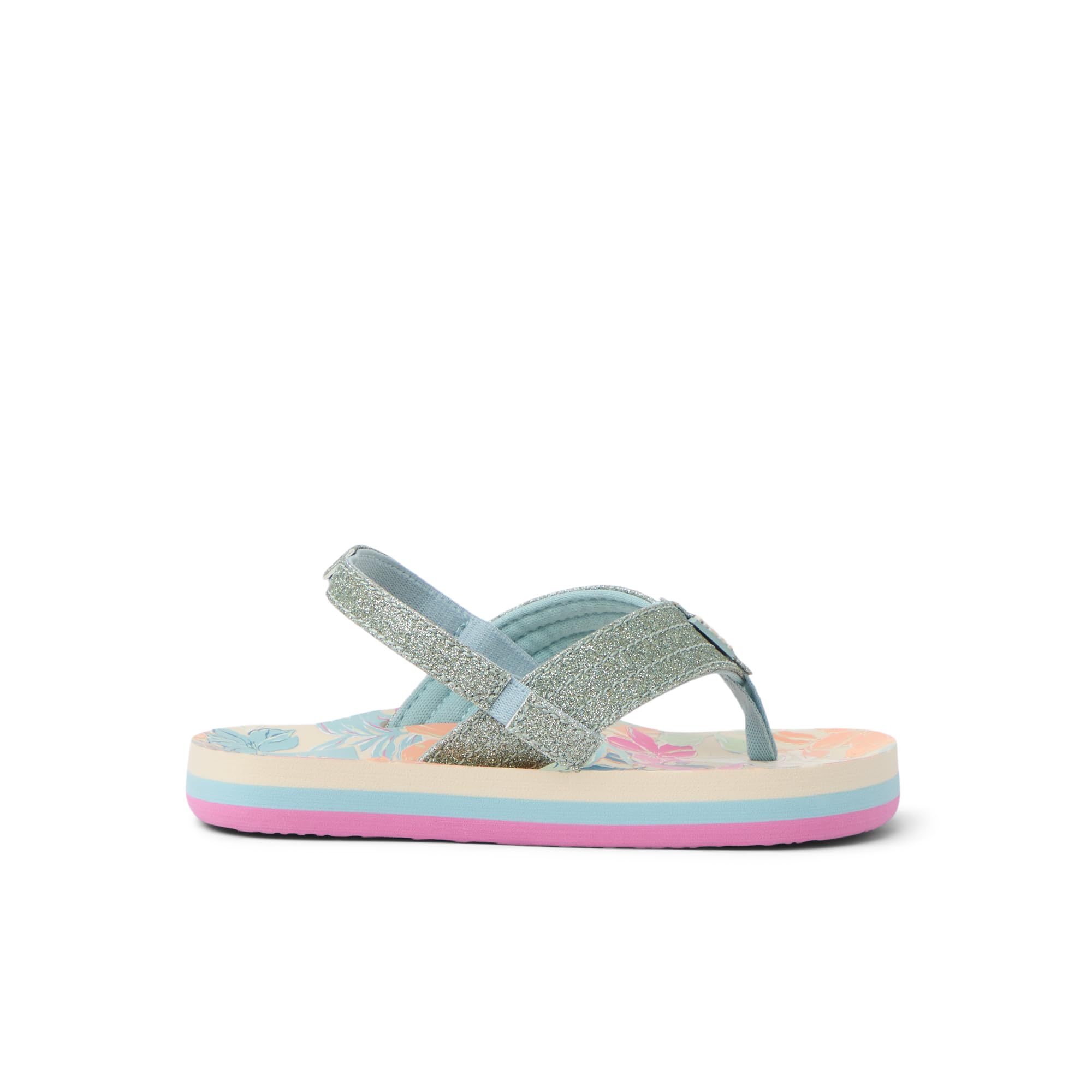 Reef Little Ahi Girls Sandal Tropical Floral 9 C