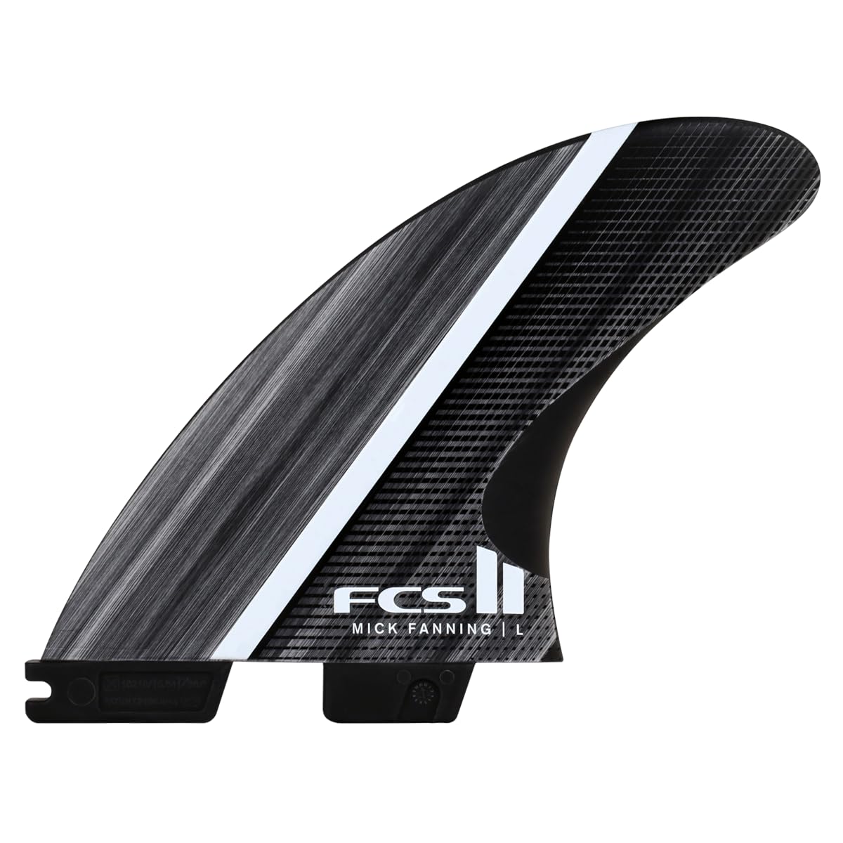 FCS 2 MF Glass Fibre Fusion Tri-Fin Set Smoke-White M