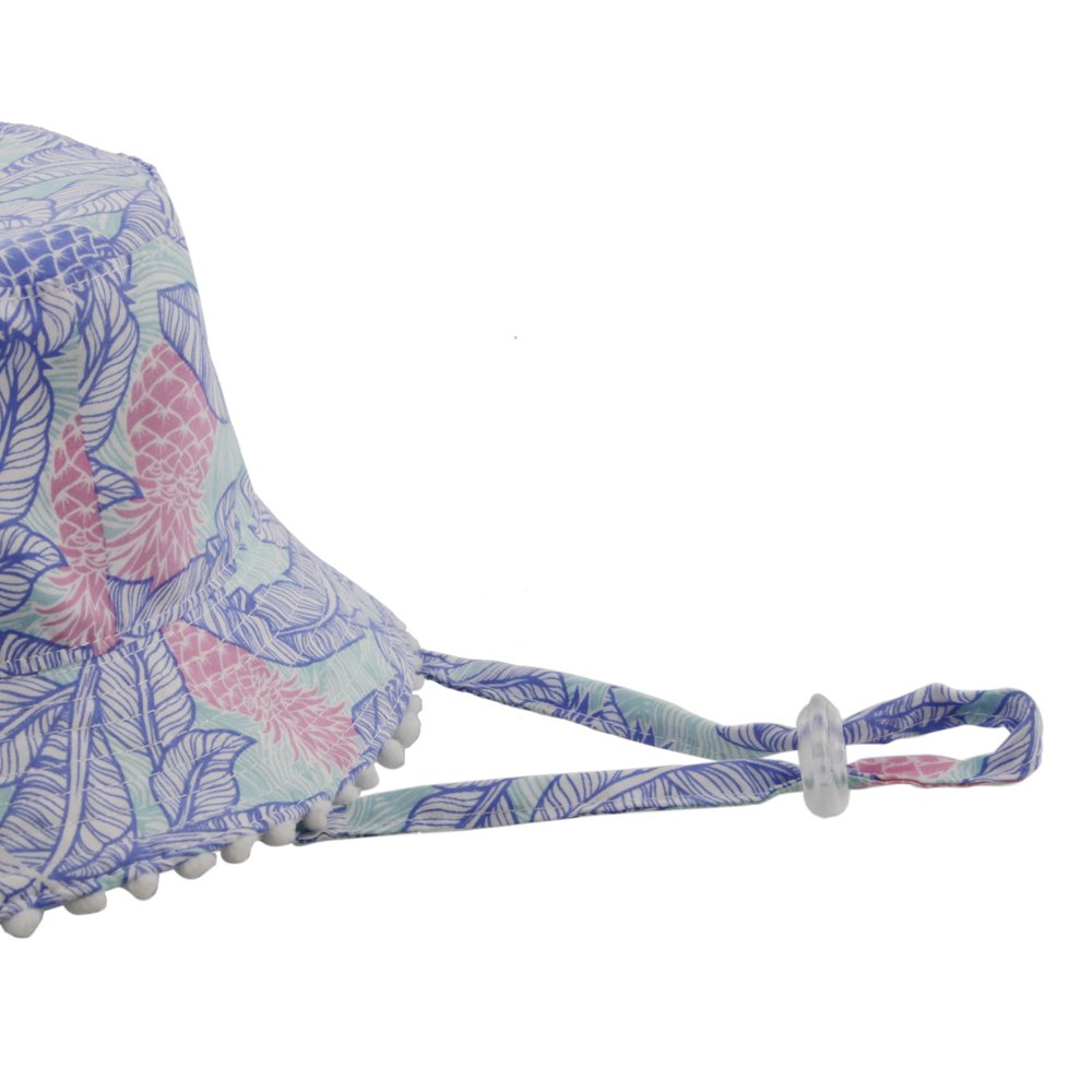 Dozer Girls Bucket Hat Tropics  Blue 5+