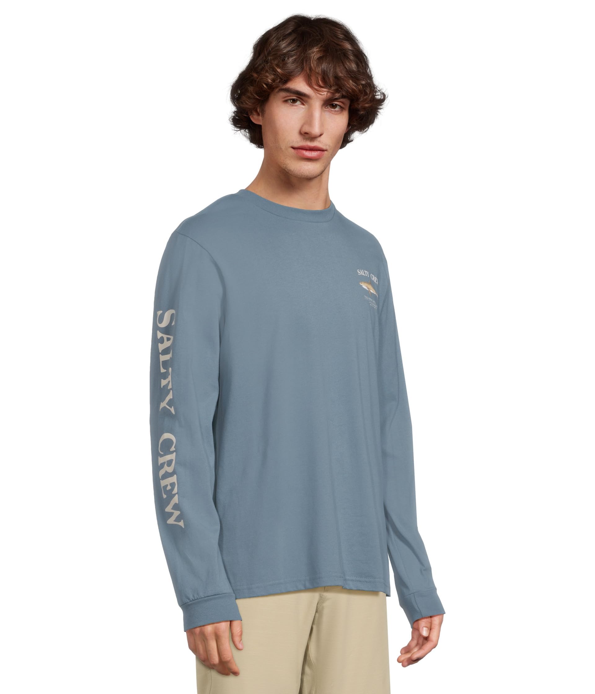 Salty Crew Bruce L/S Tee Slate L
