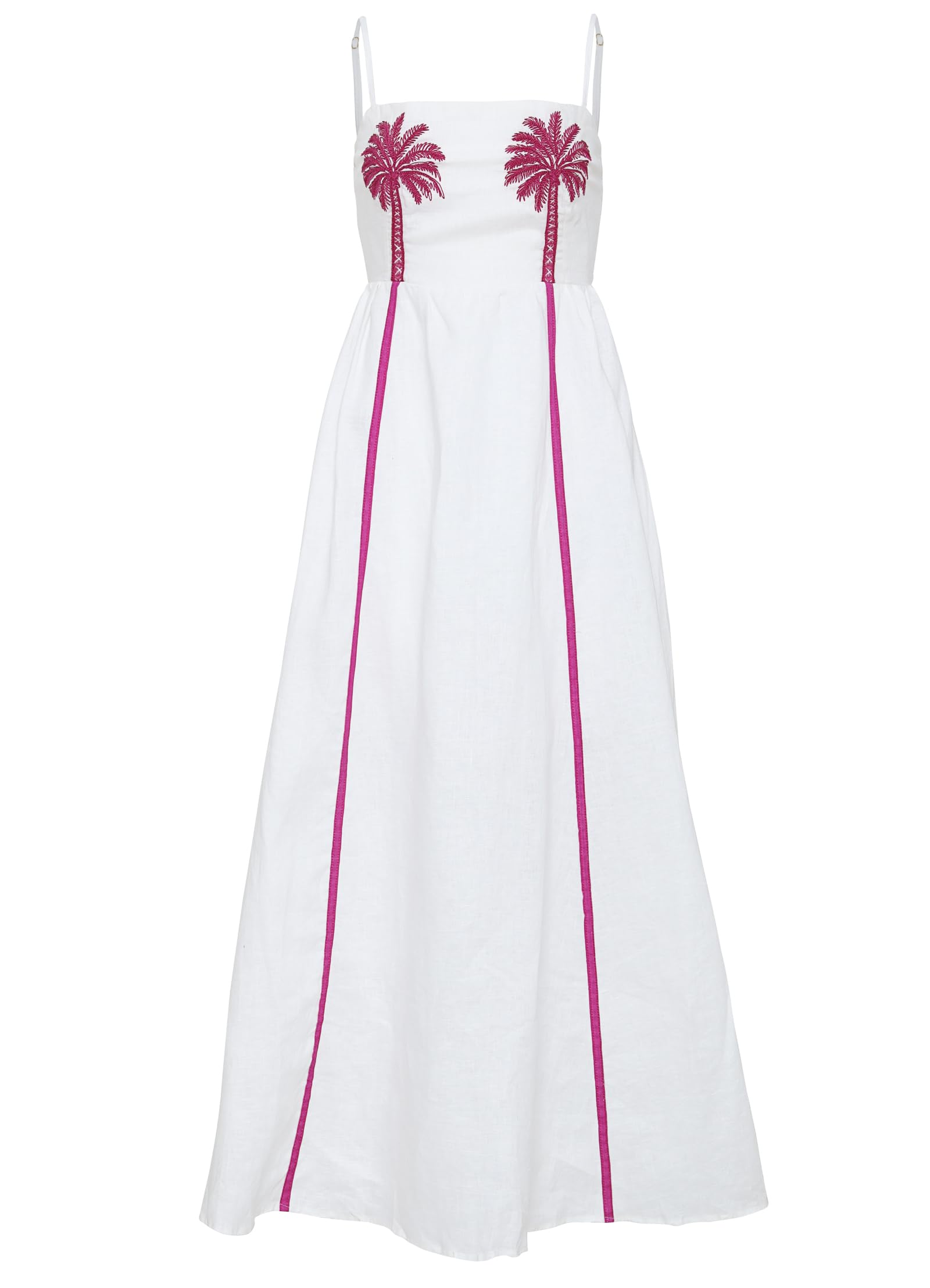 Maaji Tropical Haven Ela Maxi Dress WhitePalm S