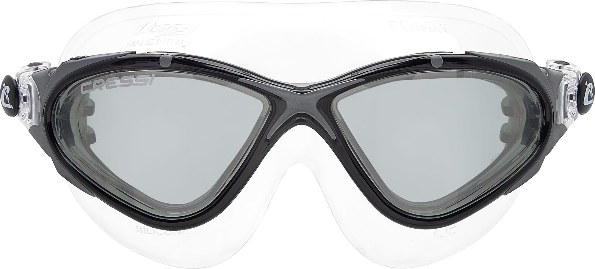 Cressi Planet Swimming Goggle Clear/Black /Tinted