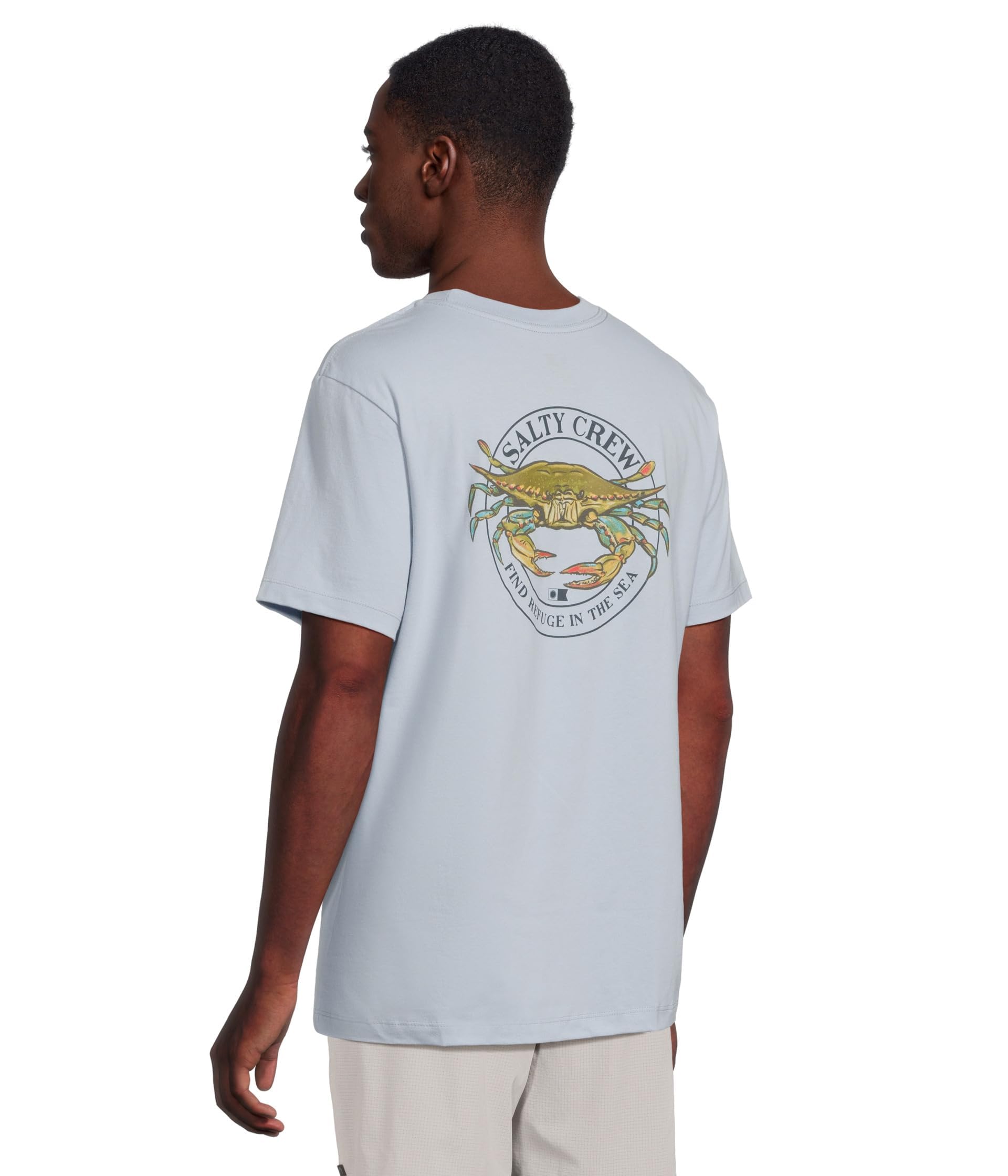 SALTY CREW JIMMY SS TEE Blue Fog XL