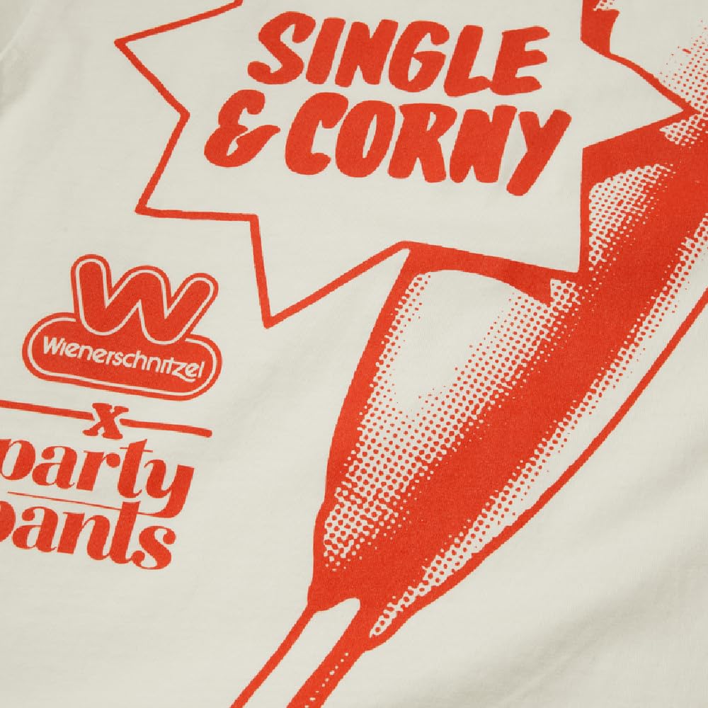 Party Pants SINGLE AND CORNY SS TEE VNWT L