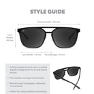 Knockaround Brightsides Polarized Sunglasses BlackonBlack