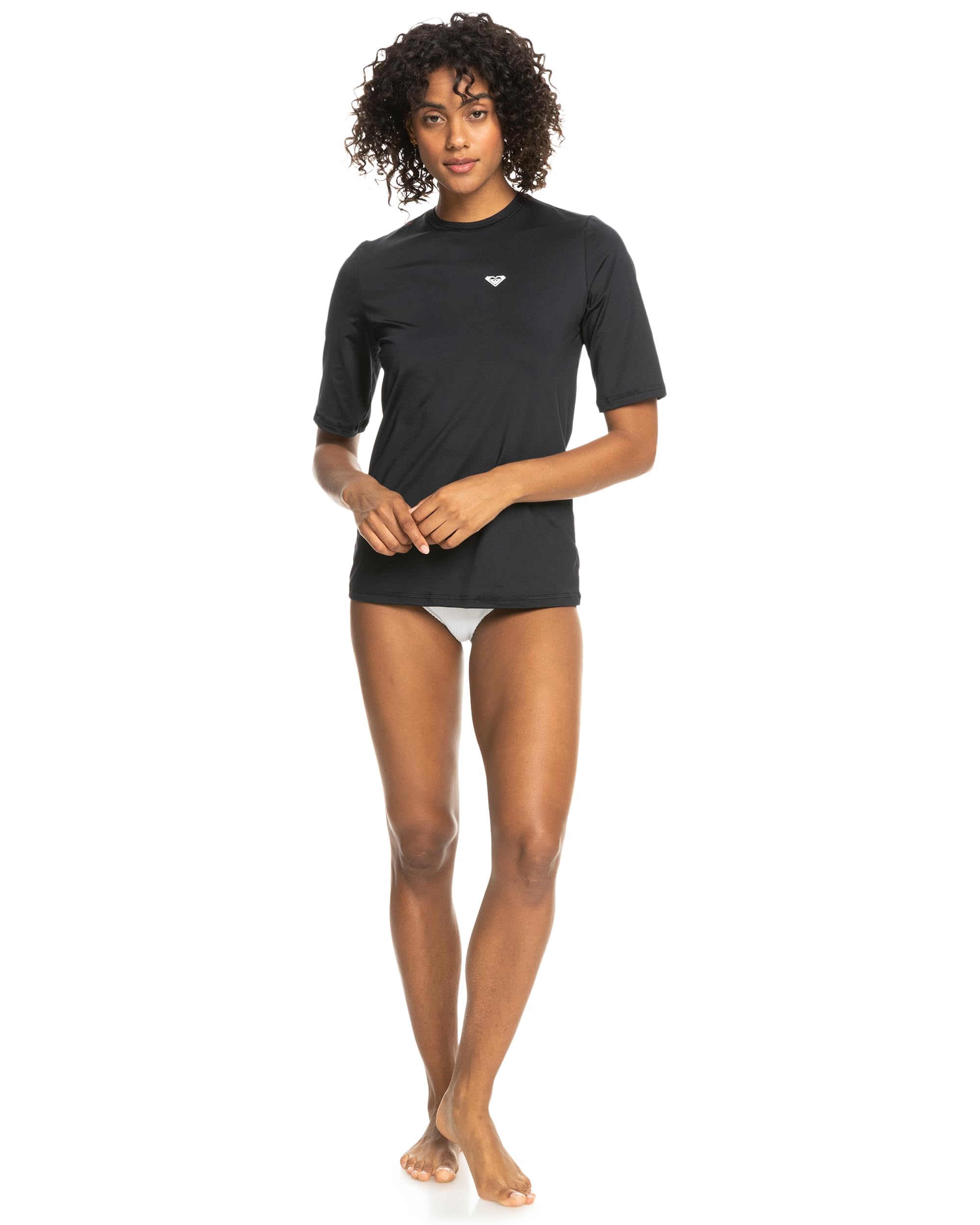 ROXY NEW ENJOY WAVES SS LYCRA KVJ0-ANTHRACITE M