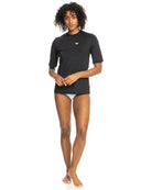ROXY NEW ENJOY WAVES SS LYCRA KVJ0-ANTHRACITE L