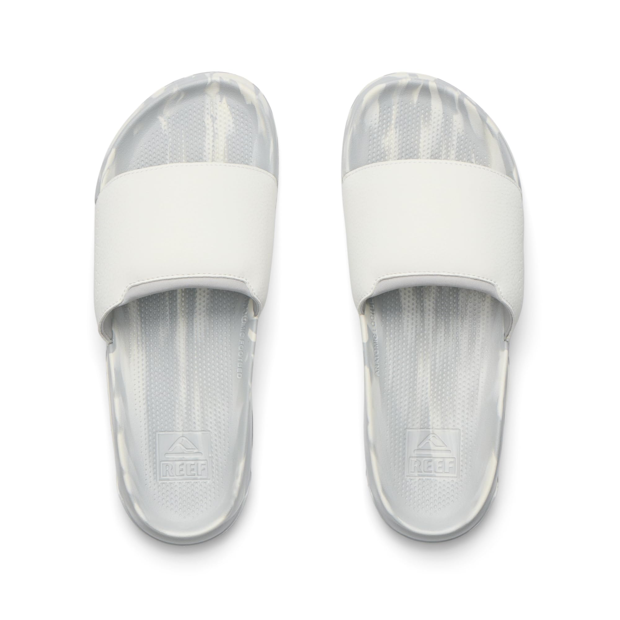 Reef Tailslide Mens Sandal White-Grey-Marble 10