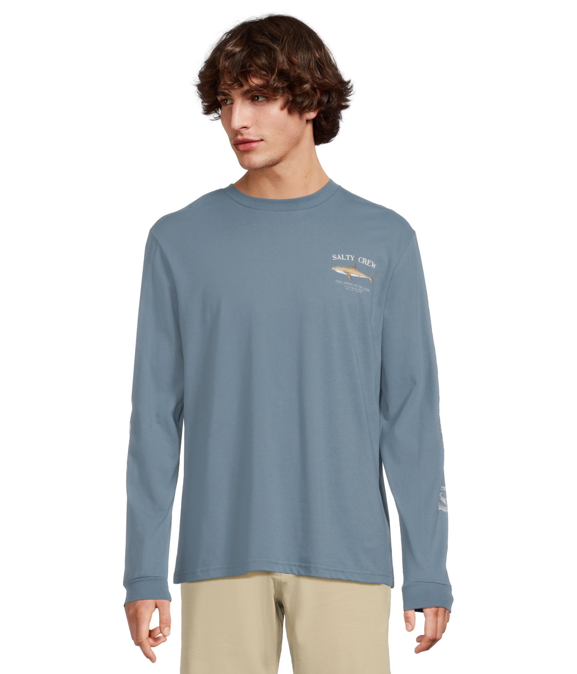 Salty Crew Bruce L/S Tee Slate L