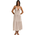 RHYTHM JACI MAXI DRESS TAN 2S
