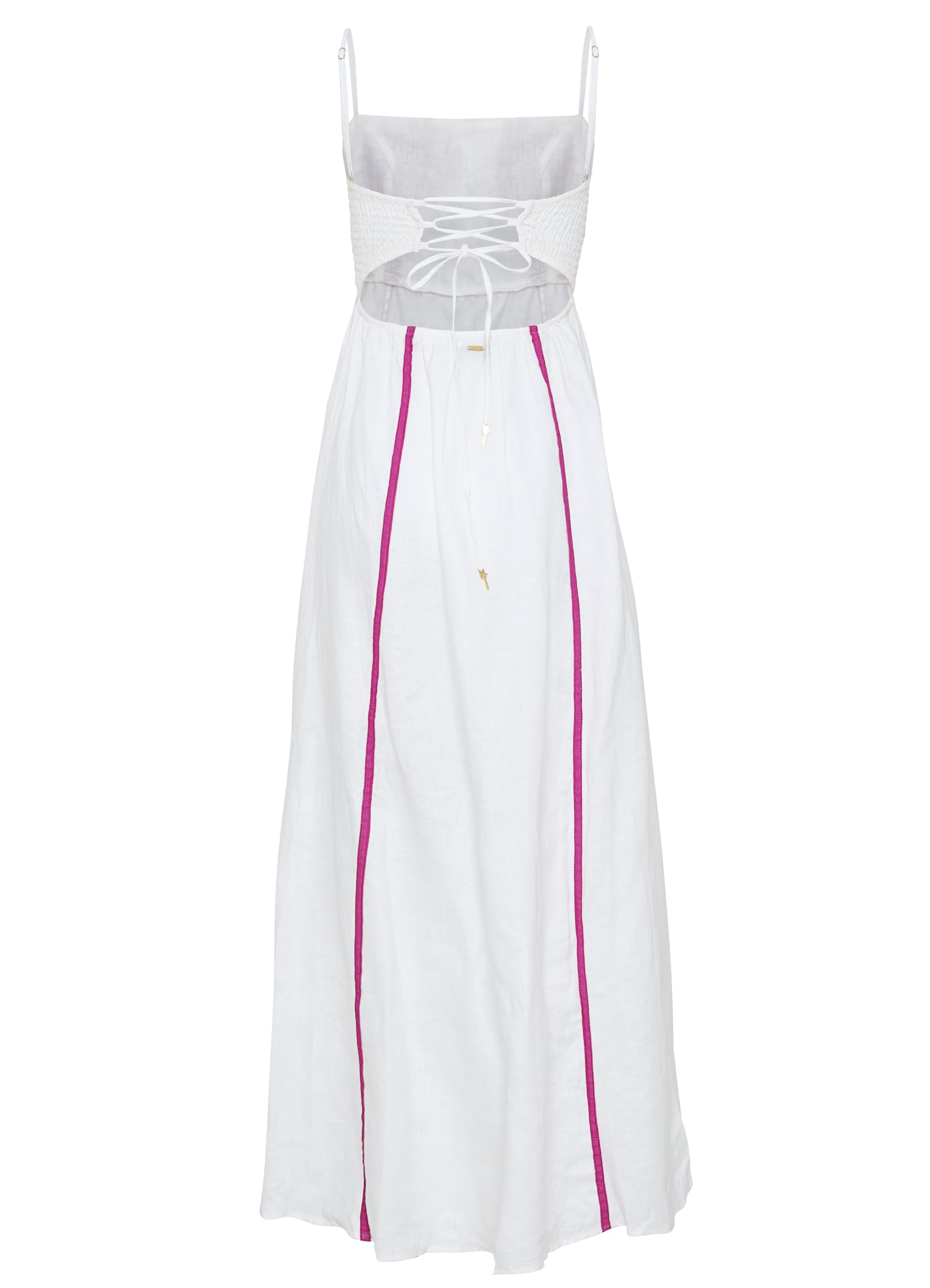 Maaji Tropical Haven Ela Maxi Dress WhitePalm S