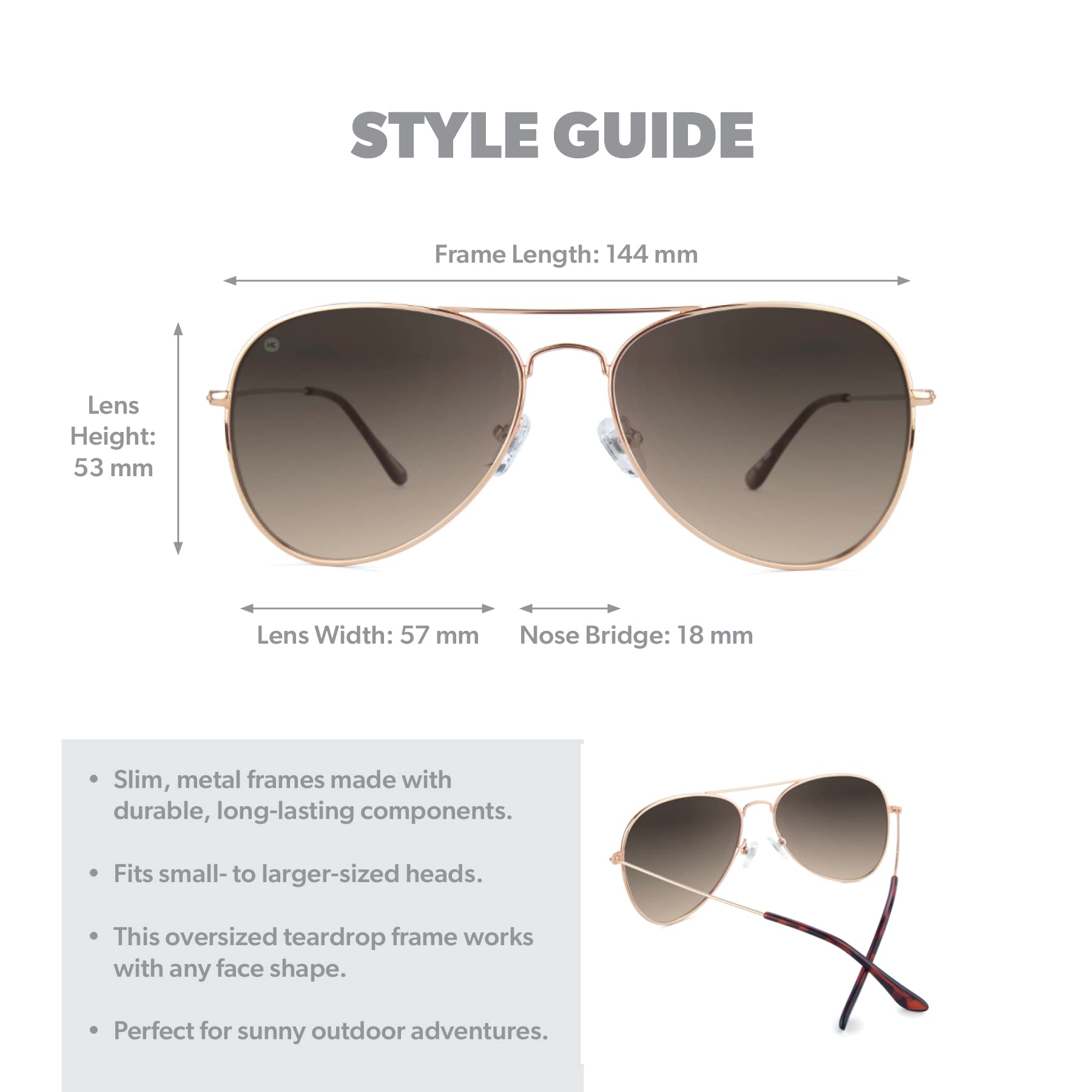 Knockaround Mile High Polarized Sunglasses  VegasVelour