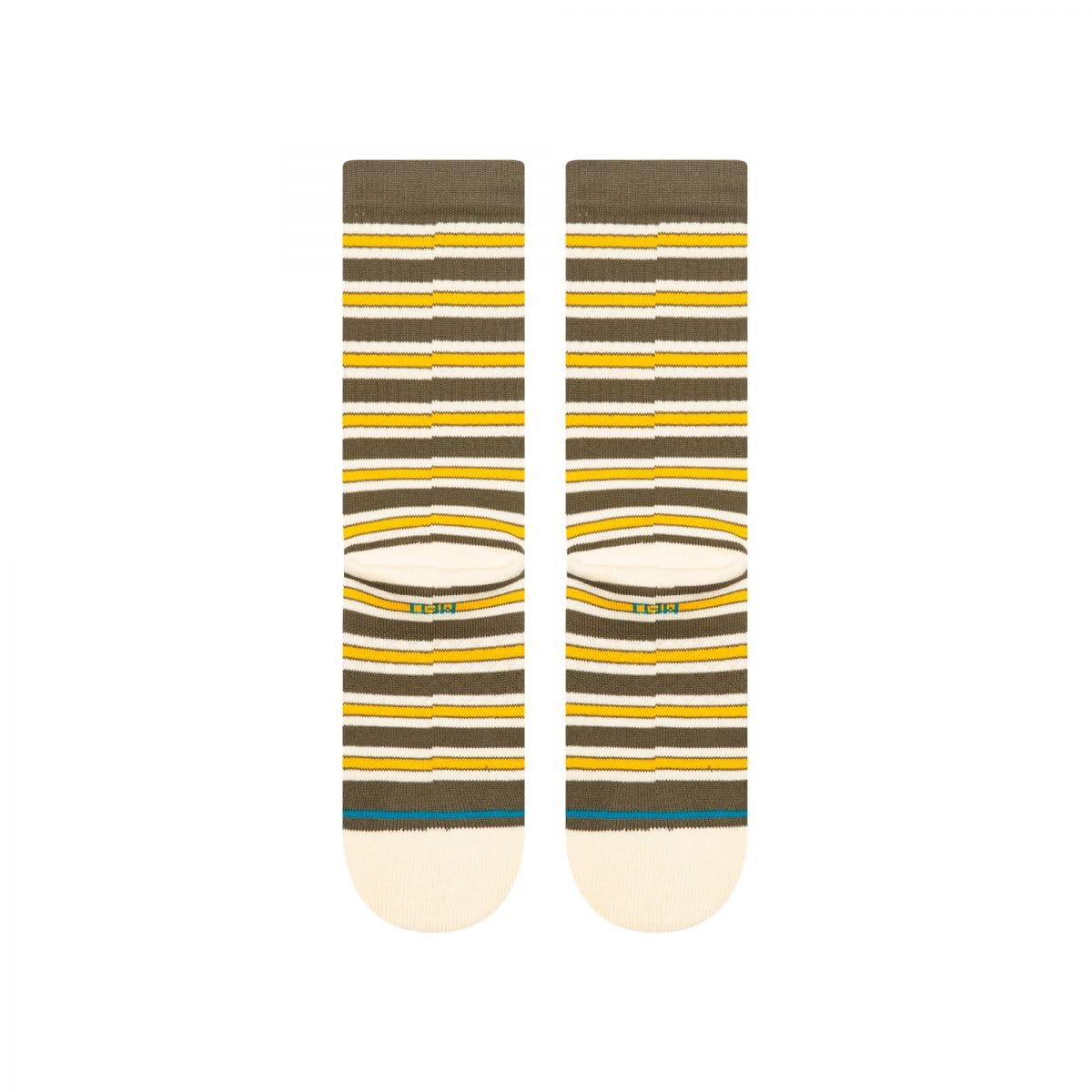 Stance Cotton Crew Medium Cushion Socks OLV-OLLIE CREW - OLIVE M
