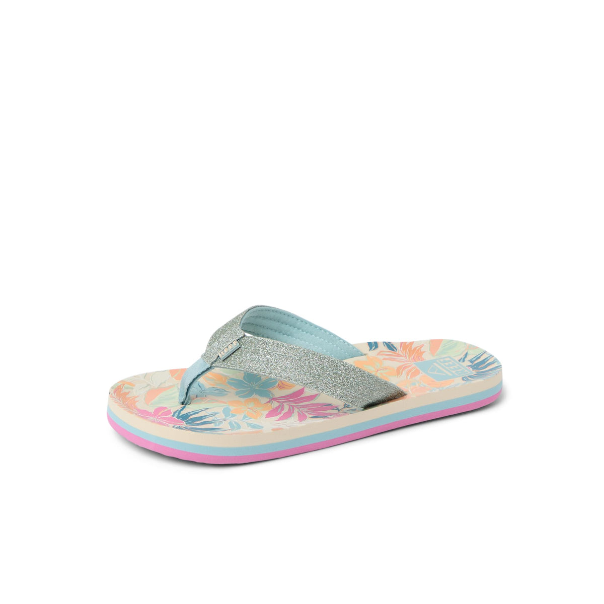 Reef Ahi Girls Sandal Tropical Floral 3 Y