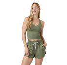 Vuori Halo Performance Crop 2.0 HMT-DarkMetalHeather M