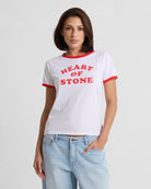 Volcom Brk Up Ringer Tee WHT L