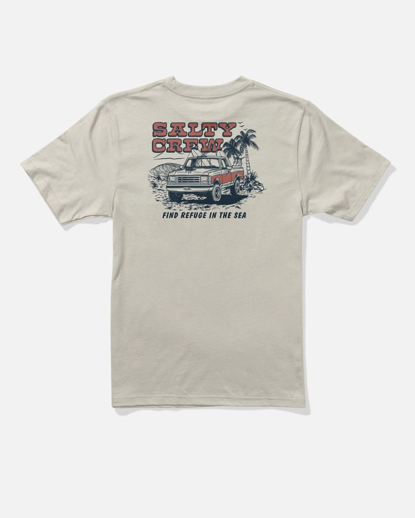 SALTY CREW TRUCK STOP BOYS SS TEE Bone M