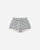 Rylee and Cru Sweat Short Midnight Stripe 10-11Y