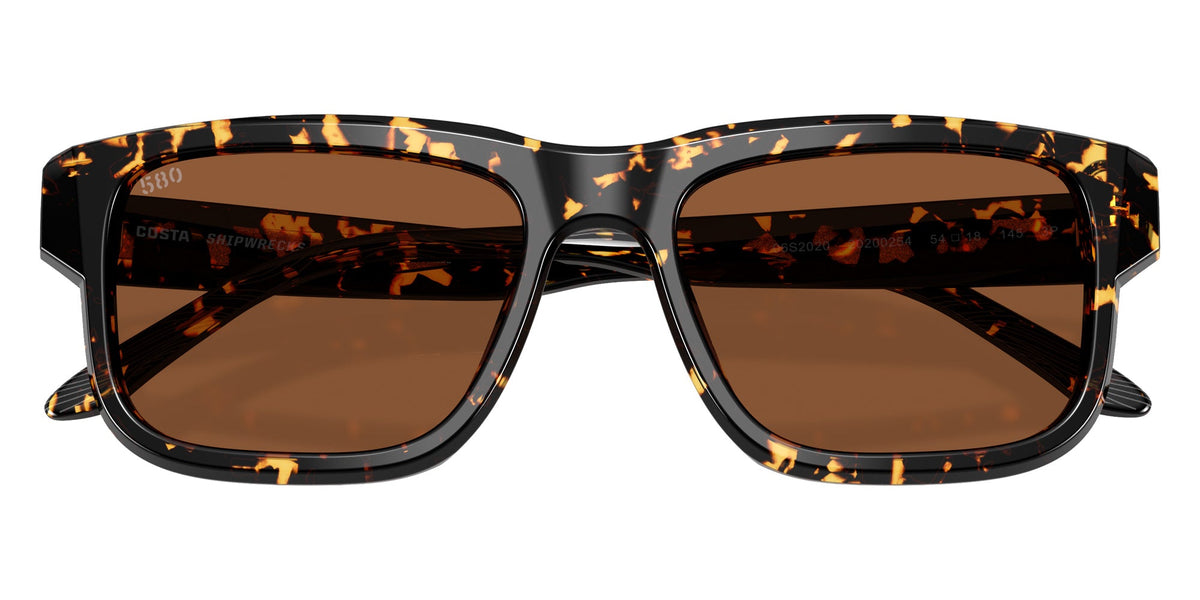 Costa Del Mar ShipWrecks Polarized Sunglasses  Tortoise Copper 580MG