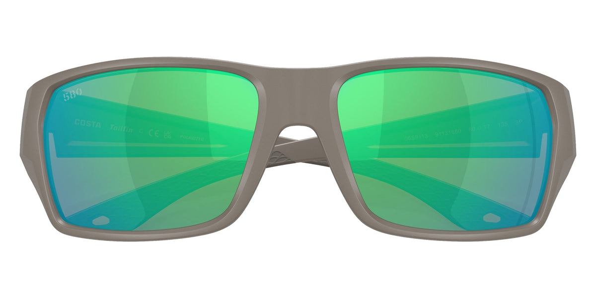 Costa Del Mar Tailfin Polarized Sunglasses MatteOliveShale GreenMirror 580G