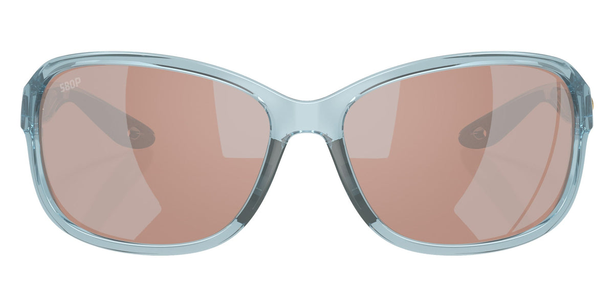 Costa Del Mar Seadrift Polarized Sunglasses TranslucentSiltBlue CopperSilverMirror 580P