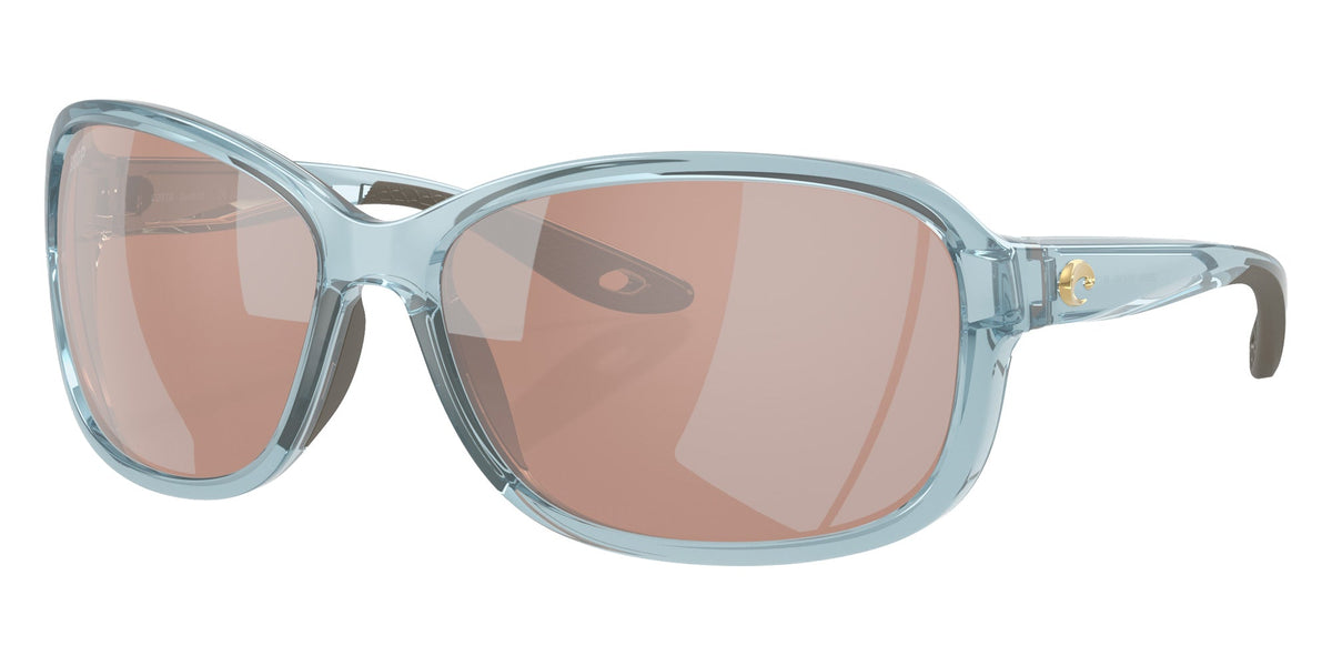 Costa Del Mar Seadrift Polarized Sunglasses TranslucentSiltBlue CopperSilverMirror 580P