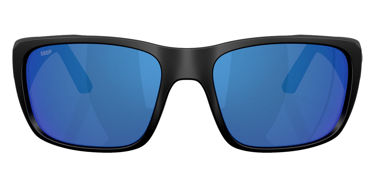 Costa Del Mar Crudo Sunglasses Matte Black BlueMirror 580P