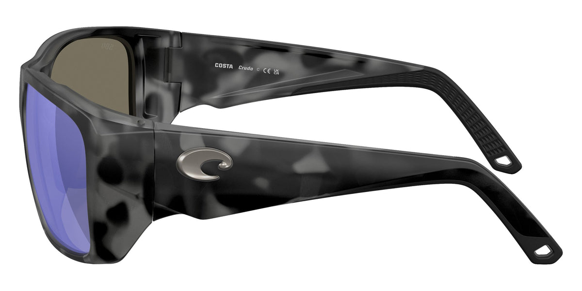 Costa Del Mar Crudo Sunglasses Matte Tiger Shark Blue Mirror 580G