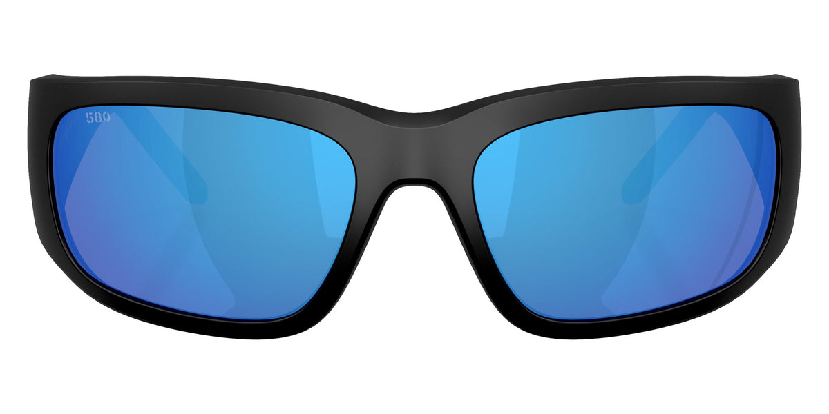 Costa Del Mar Bulley Bait Sunglasses Matte Black Blue Mirror 580G