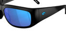 Costa Del Mar Bulley Bait Sunglasses Matte Black Blue Mirror 580G