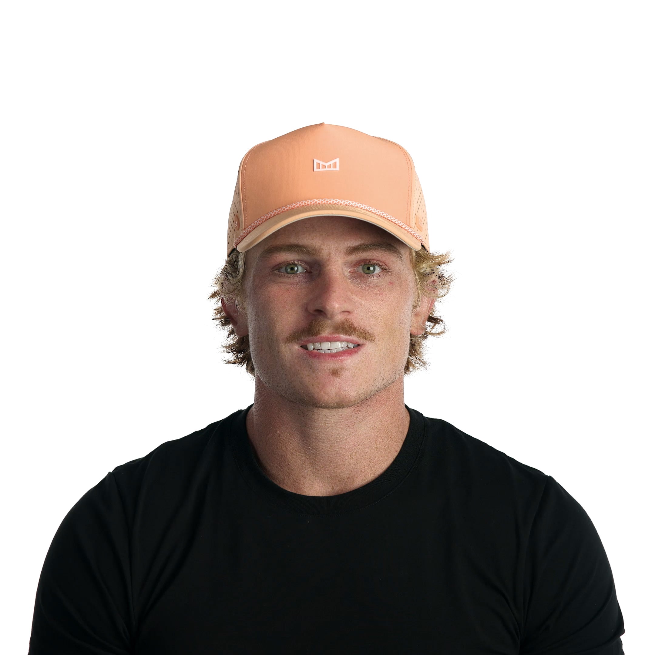 Melin Hydro Odyssey Rope Bulls Icon Hat CACO-Cantaloupe Cooler C
