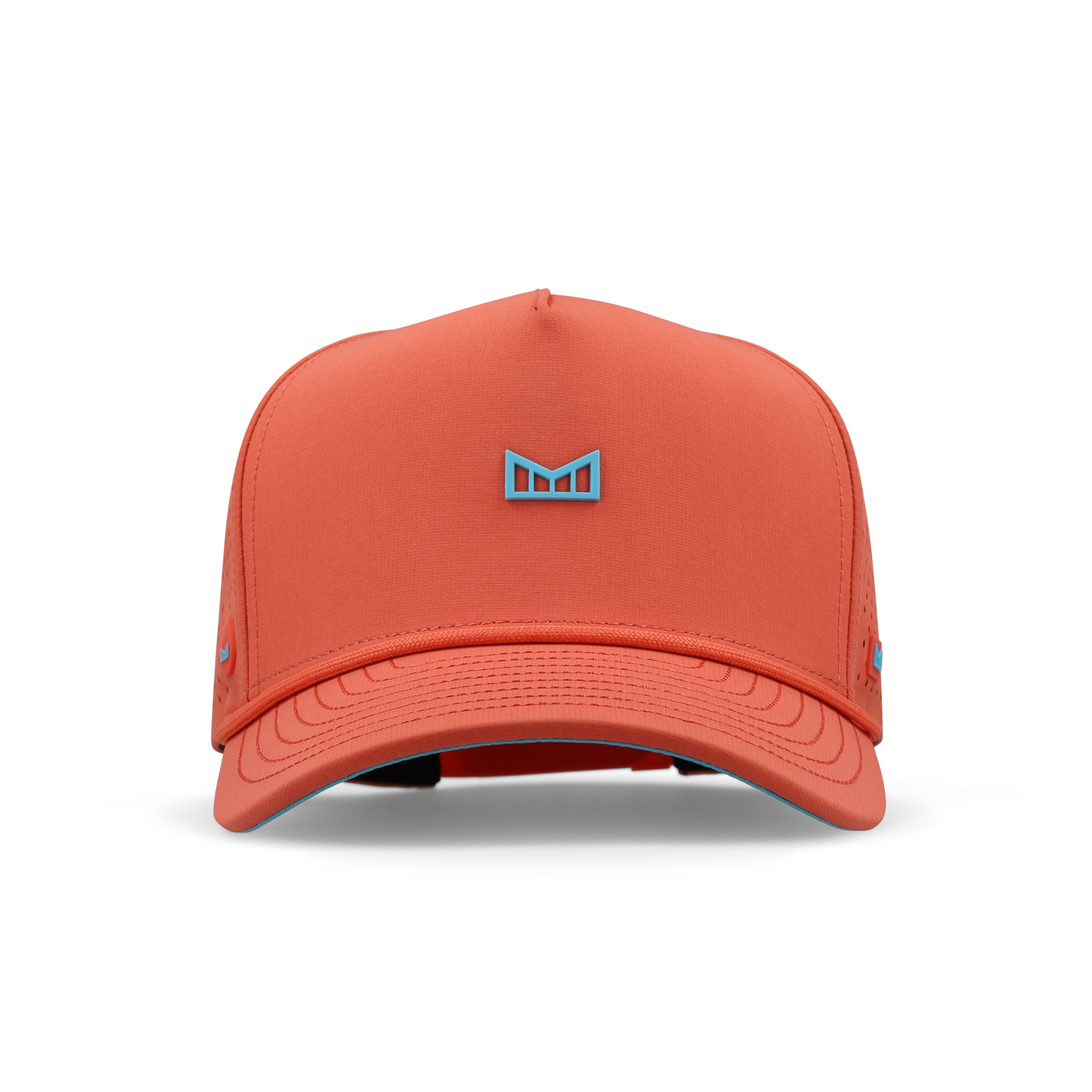 Melin Hydro Odyssey Rope Bulls Icon Hat Hot Coral C