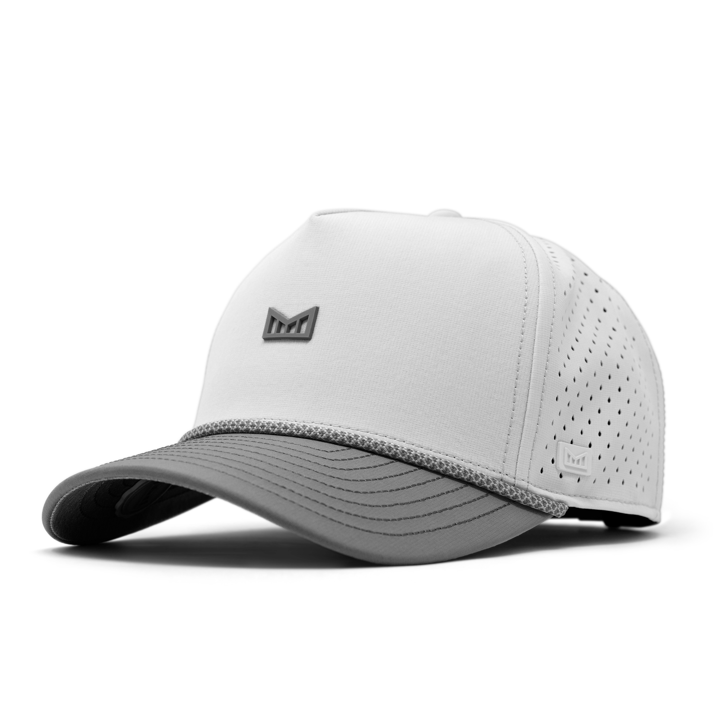 Melin Hydro Odyssey Rope Bulls Icon Hat White C