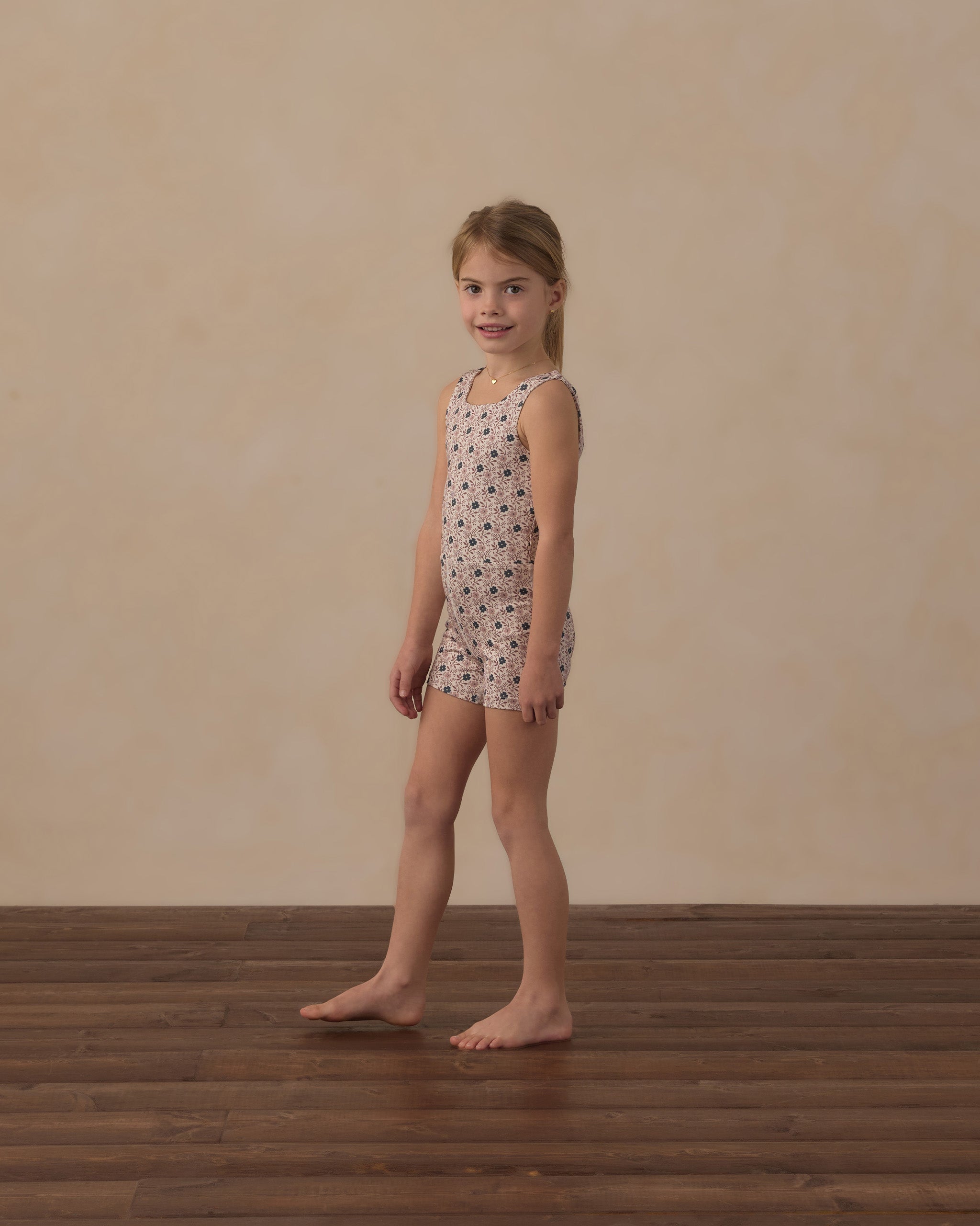 Rylee and Cru Malibu Bodysuit Blue Primrose 10-11Y