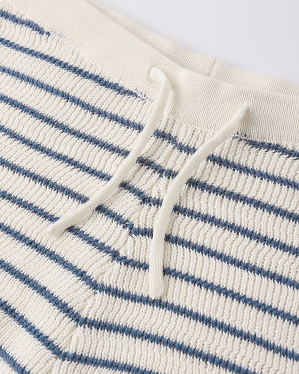 Rylee + Cru Knit Vest Set Marine Stripe 8-9Y