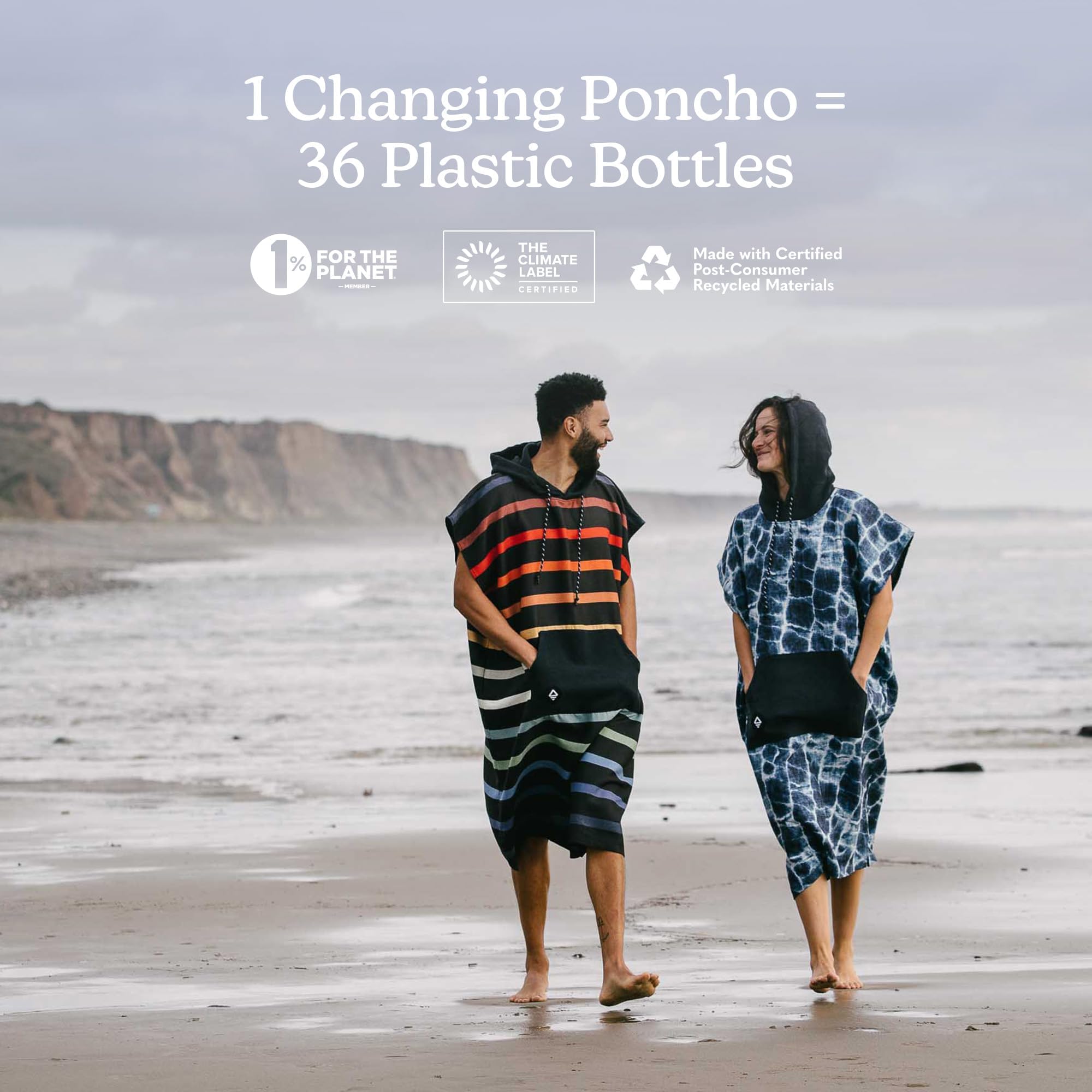 Nomadix Changing Poncho AguaBlue Adult Medium/Large