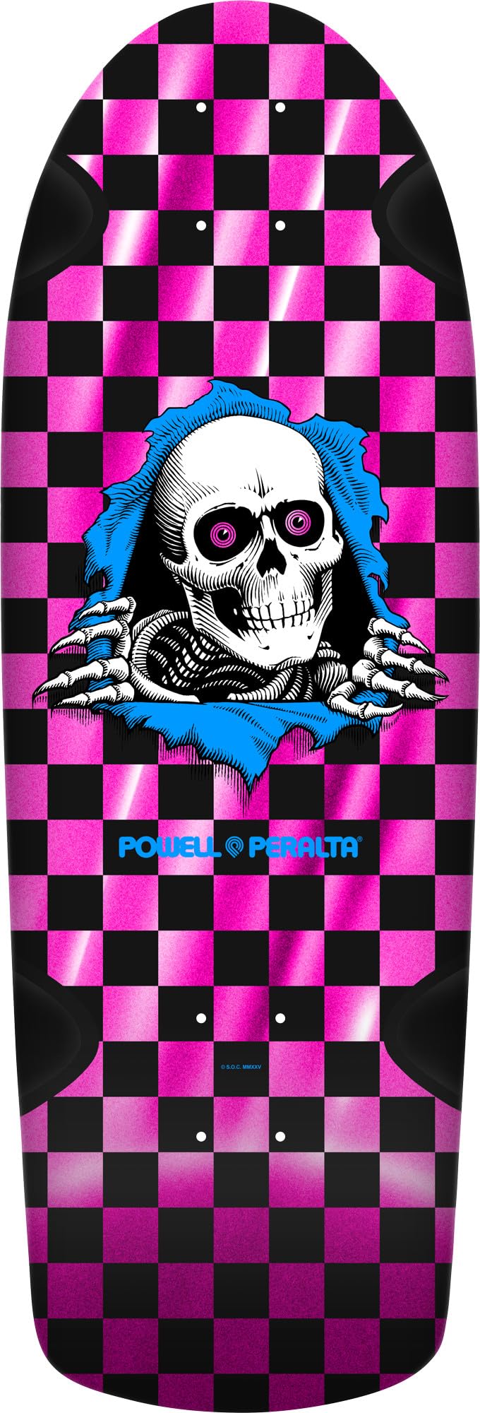 Powell Peralta OG Ripper Reissue Skateboard Deck Pink Foil 10 x 30