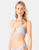 Roxy Crochet Mini Tiki Tri Bikini Top OA0-OPEN AIR S