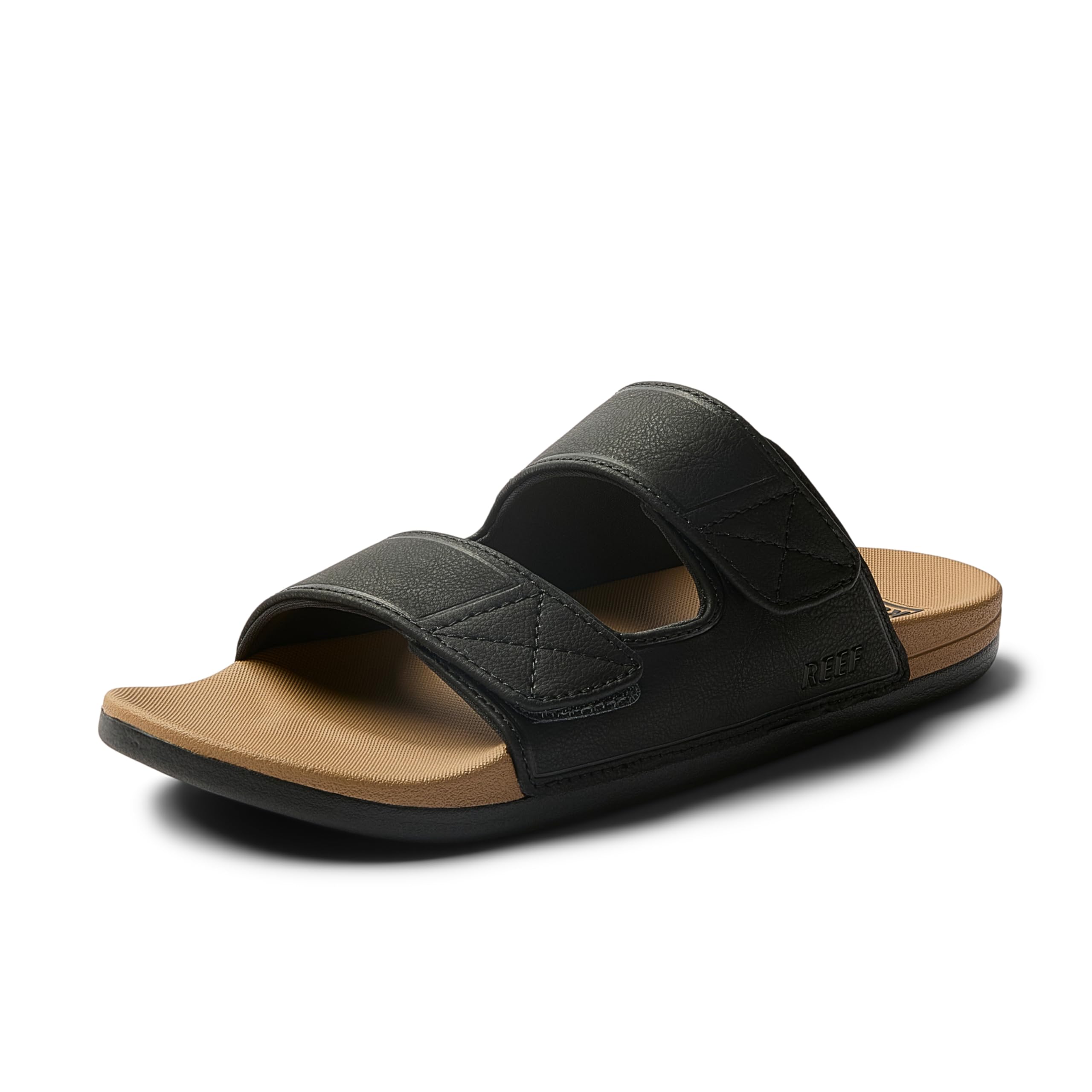 Reef Cushion Tradewind SL Mens Sandal Black-Tan 13