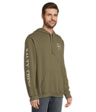 Salty Crew Bruce Hooded Fleece Dusty Olive L