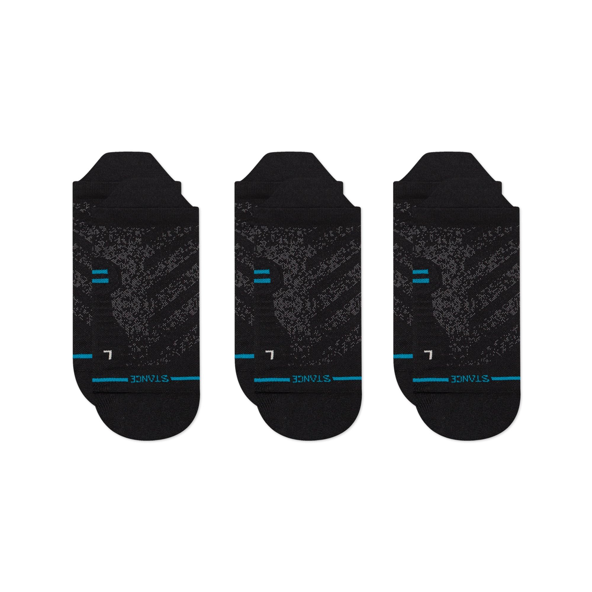 STANCE RUN UL TAB 3 PACK BLK-BLACK M