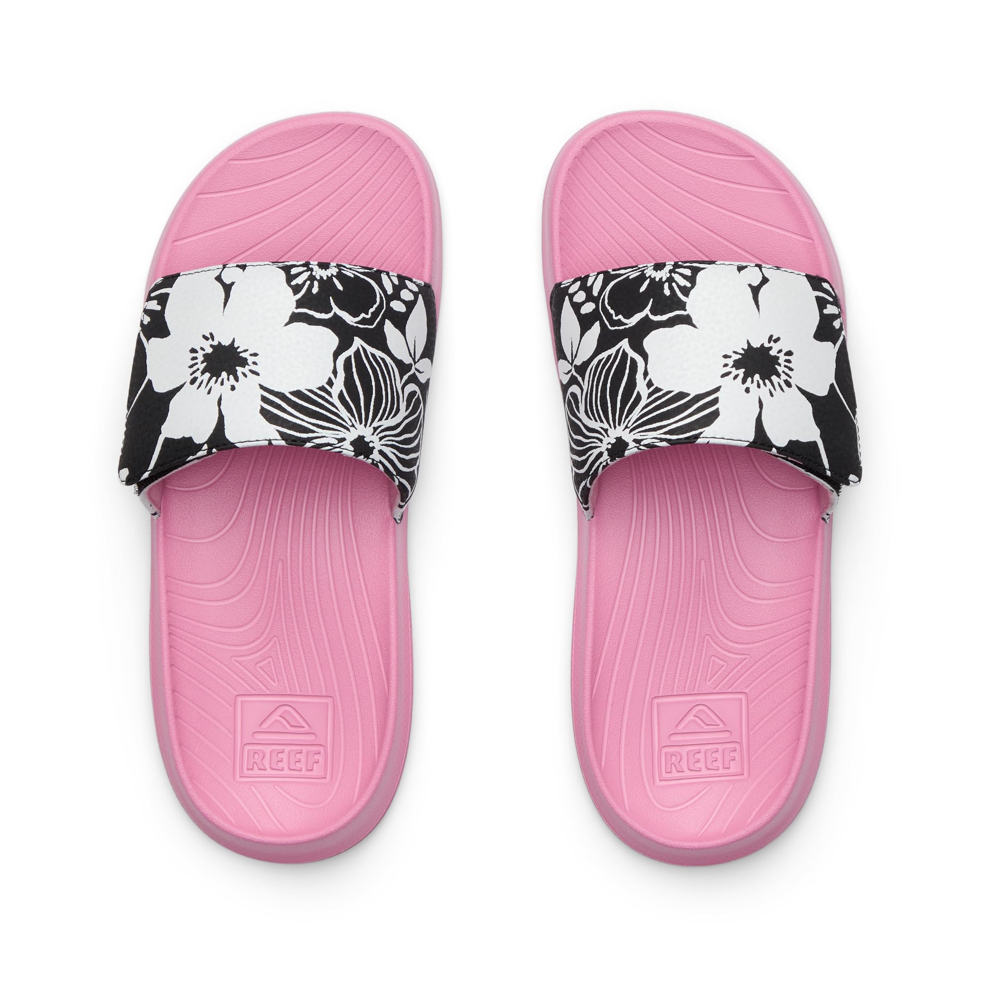Reef Kids Salty Girls Slide Black-Pink 3 Y