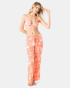ROXY PALM HAZE TIE FRONT COVER CM4-CORALMUL S