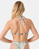 ROXY SURFER'S PARADISE REVERSIBLE TRI BIKINI TOP B64-BLACK COMBO S